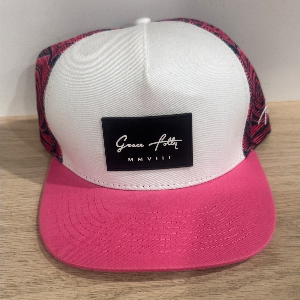 Grace Folly Trucker Hat for Men & Women. Snapback Mesh Cap